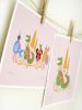 Dress Up Print | Prints by Leah Duncan. Item made of paper works with mid century modern & contemporary style
