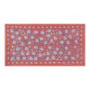 Silk Suzani Throw With Pomegranate Design, Fresh Salmon Suza | Tablecloth in Linens & Bedding by Vintage Pillows Store