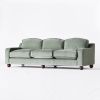 Lola Sofa Velvet Green | Work by District Loom