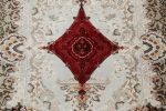 Rug & Kilim’s Modern Classics Rug with Red Medallion | Area Rug in Rugs by Rug and Kilim
