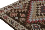 Vintage Tribal Kilim in Polychromatic Geometric Patterns by Rug & Kilim | Area Rug in Rugs by Rug and Kilim