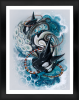 "Apex Predator" | Oil And Acrylic Painting in Paintings by Greg "CRAOLA" Simkins. Item made of canvas