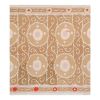 Vintage Large Pastel Suzani Bedspread From Samarkand, Faded | Tablecloth in Linens & Bedding by Vintage Pillows Store