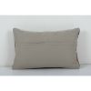 Vintage Mid Century Goat Hair Brown Kilim Pillow | Cushion in Pillows by Vintage Pillows Store. Item composed of cotton