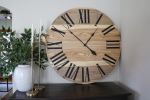 Large Hackberry Wall Clock | Decorative Objects by Hazel Oak Farms. Item composed of wood
