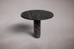Marylou Alexander Black Marble Round Table | Dining Table in Tables by HamamDecor LLC
