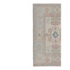 Vintage Turkish Kars Rug with Romantic Mid-Century Modern | Area Rug in Rugs by Vintage Pillows Store. Item made of cotton with fiber