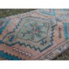 Vintage Oushak Rug Mat 1'7'' x 3'7'' | Area Rug in Rugs by Vintage Pillows Store. Item made of fabric with fiber