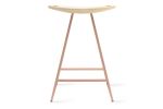 Roberts Counter Stool 24"H | Chairs by Tronk Design. Item composed of maple wood and steel