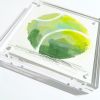 Original Tennis Ball Painting Acrylic Block | Mixed Media in Paintings by carrie song