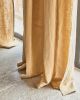 Tab Top Linen Curtain Panel (1 Pcs) | Curtains & Drapes by MagicLinen. Item made of fabric