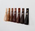 Medium Leather Snap Wall Strap [Round End] | Storage by Keyaiira | leather + fiber | Artist Studio in Santa Rosa. Item composed of leather