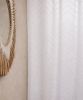 Capri Tufted Shower Curtain | Curtains & Drapes by Busa Designs