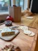 Marsha Tray | Elm and Ceramic Party Charcuterie Tray | Serving Tray in Serveware by Alabama Sawyer