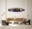 Astronaut Psychadelic Acrylic Surfboard Wall Art | Wall Sculpture in Wall Hangings by uniQstiQ