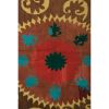 Vintage Yellow Suzani Wall Hanging Decor , Muted Old Embroid | Tablecloth in Linens & Bedding by Vintage Pillows Store
