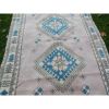 Vintage Pastel Turkish Anatolian Kars Oushak Rug | Area Rug in Rugs by Vintage Pillows Store. Item composed of cotton and fiber