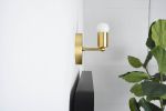 Desoto | Sconces by Illuminate Vintage. Item composed of brass