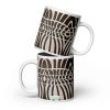 Coffee Mug - Optical Web - Op Art Black & White Illusion | Work by Eman's Gallery