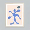 MidCentury Modern Abstract wall art, Minimal Scandinavian | Prints by Capricorn Press. Item composed of paper in boho or minimalism style