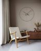 Eternal | Clock in Decorative Objects by MCLOCKS. Item made of oak wood with steel