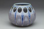 Low Teardrop Single Demi Tea Light Holder | Ornament in Decorative Objects by Lynne Meade. Item made of ceramic