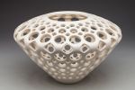 Diamond Lace Vessel | Ornament in Decorative Objects by Lynne Meade. Item made of ceramic
