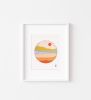 Land and Sea | Print | Prints by by Danielle Hutchens. Item composed of paper