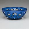 Round Openwork Fruit Bowl | Decorative Bowl in Decorative Objects by Lynne Meade. Item made of stoneware