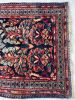 VELVET-SOFT Lamb Wool Vintage Sarouk | Botanical Beauty | Area Rug in Rugs by The Loom House. Item made of cotton with fiber