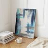The Oscillation | Blue Abstract Original Painting | Oil And Acrylic Painting in Paintings by Abby May