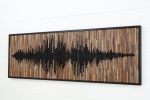 Soundwave No.1 – Reclaimed Wood Soundwave Wall Sculpture | Wall Hangings by Craig Forget. Item composed of wood in mid century modern or contemporary style