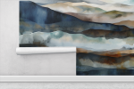 Blue Range — Coastal & Nature Luxury Wallpaper Mural | Wall Treatments by ELLE WALLS