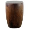 Haussmann® Mango Wood Merlot End table 15 in D x 20 in | Tables by Haussmann®