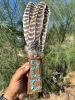 Native American Smudge Feather Fan | Public Art by Pima Sage
