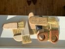 Curly Cherry Circle Brush | Bench Brush | Tampico | Minimal | Sweeper | Decorative Objects by S W E V E N