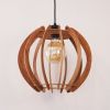 The sphere - Wooden hanging lamp (Price taxes included) | Pendants by Slice of wood / Tranche de bois