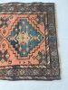 AMAZING Antique Kurdish GEM | Pink-Salmon Field with Moody | Runner Rug in Rugs by The Loom House. Item made of cotton