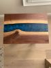 Walnut River Epoxy Board | Serving Board in Serveware by Good Wood Brothers. Item made of walnut with synthetic