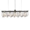 Industrial Bar Chandelier Linear Suspension | Chandeliers by Michael McHale Designs. Item made of glass