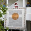 Ascension Quilt Reverse | Linens & Bedding by CQC LA. Item composed of cotton