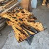 Live Edge Epoxy Dining Table | Tables by Ironscustomwood. Item made of wood with synthetic