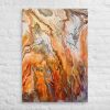 Canvas Print - Canyon - Fluid Abstract Earth Tone | Work by Eman's Gallery