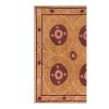 Suzani Wall Hanging Decor - Faded Chocolate Brown Suzani Bed | Tablecloth in Linens & Bedding by Vintage Pillows Store