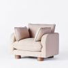 Miles Armchair Boucle Beige | Work by District Loom