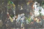 Rain All Day Original Painting on Canvas | Mixed Media by Jessalin Beutler. Item made of canvas works with contemporary style
