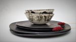 Japanese Dinnerware, Modern Dishware Set | Bowl in Dinnerware by YomYomceramic. Item made of ceramic