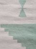 Green Lotus Handwoven Rug | Area Rug in Rugs by Mumo Toronto. Item composed of wool