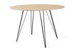Williams Table / Maple / Round | Dining Table in Tables by Tronk Design. Item made of wood with metal