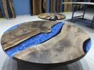 Epoxy Resin Walnut Dining Table, Center Table | Tables by LuxuryEpoxyFurniture. Item composed of wood & synthetic